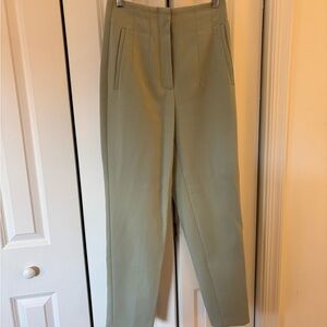 Zara Women's Light Green Trousers
